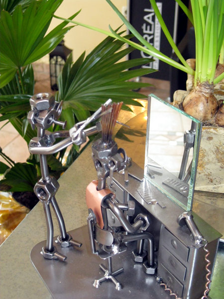 Friseursalon Arbeit 6